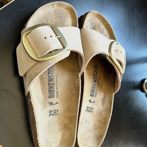 Birkenstock Madrid Big Buckle Nubuck Leather (39/8/8.5)